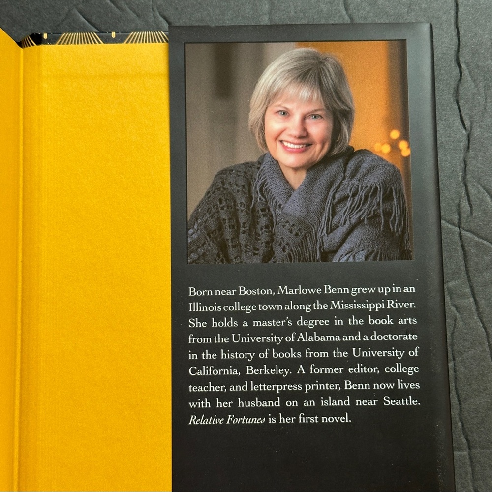 Relative Fortunes by Marlowe Benn | Fiction, Mystery | Hardcover Book - Picture 4 of 9